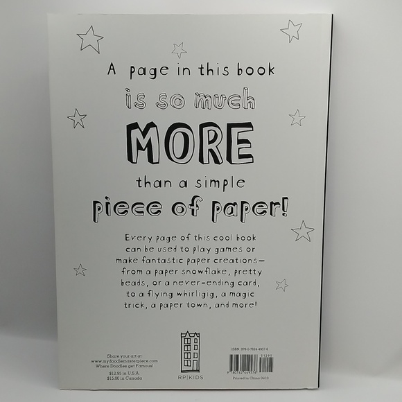 Children's Book Set, Doodle Draw Stickers Paper Crafts Creative DIY Fun Age 6-12 - Picture 11 of 14